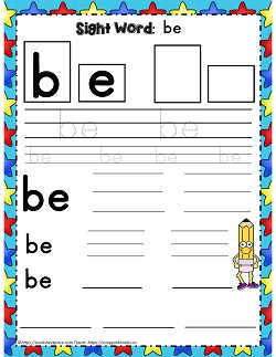 Sight Word be